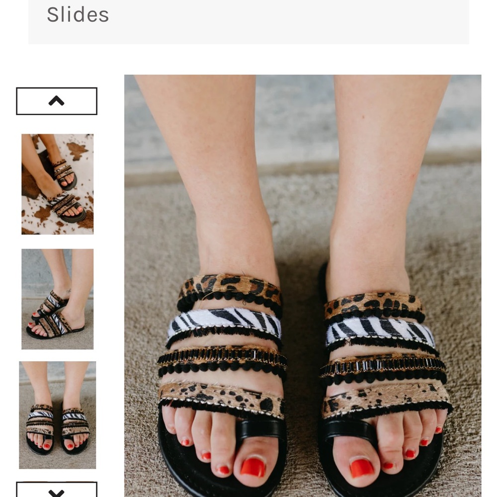 Leopard and Zebra Print Women's Sandals
